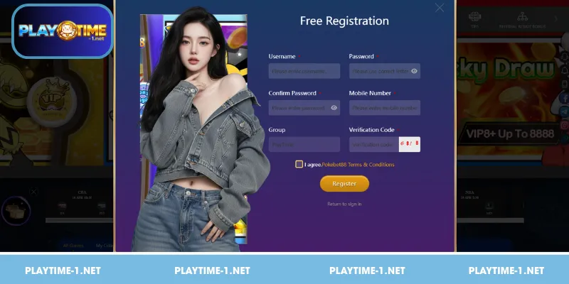  Magrehistro sa PLAYTIME today to start your gaming adventure